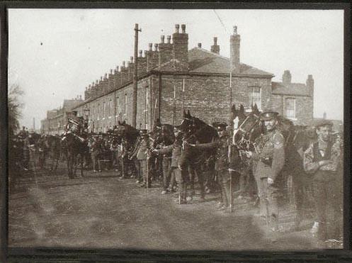 Just before WW1 during a miners' strike at the Albert Pit.