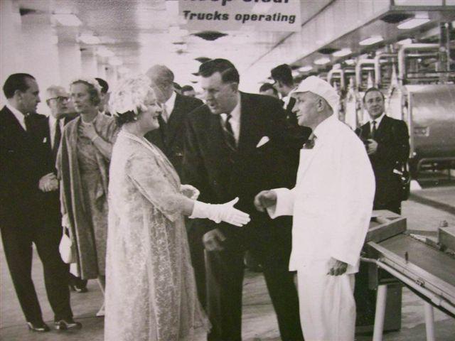 Queen Mother visit. Queen Mother visit.