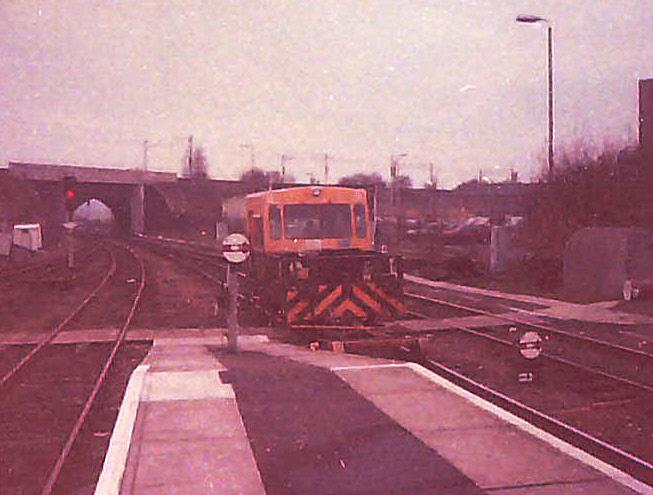 Track Machine At Wallgate Stn 1985