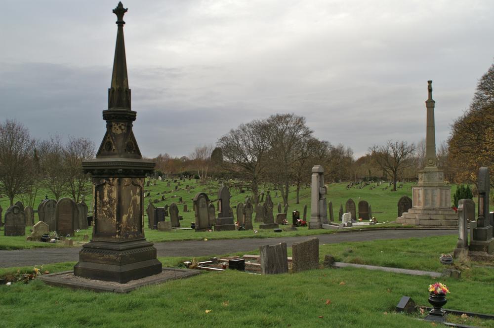 Resting places of the 1871 Ince Moss Pits disaster