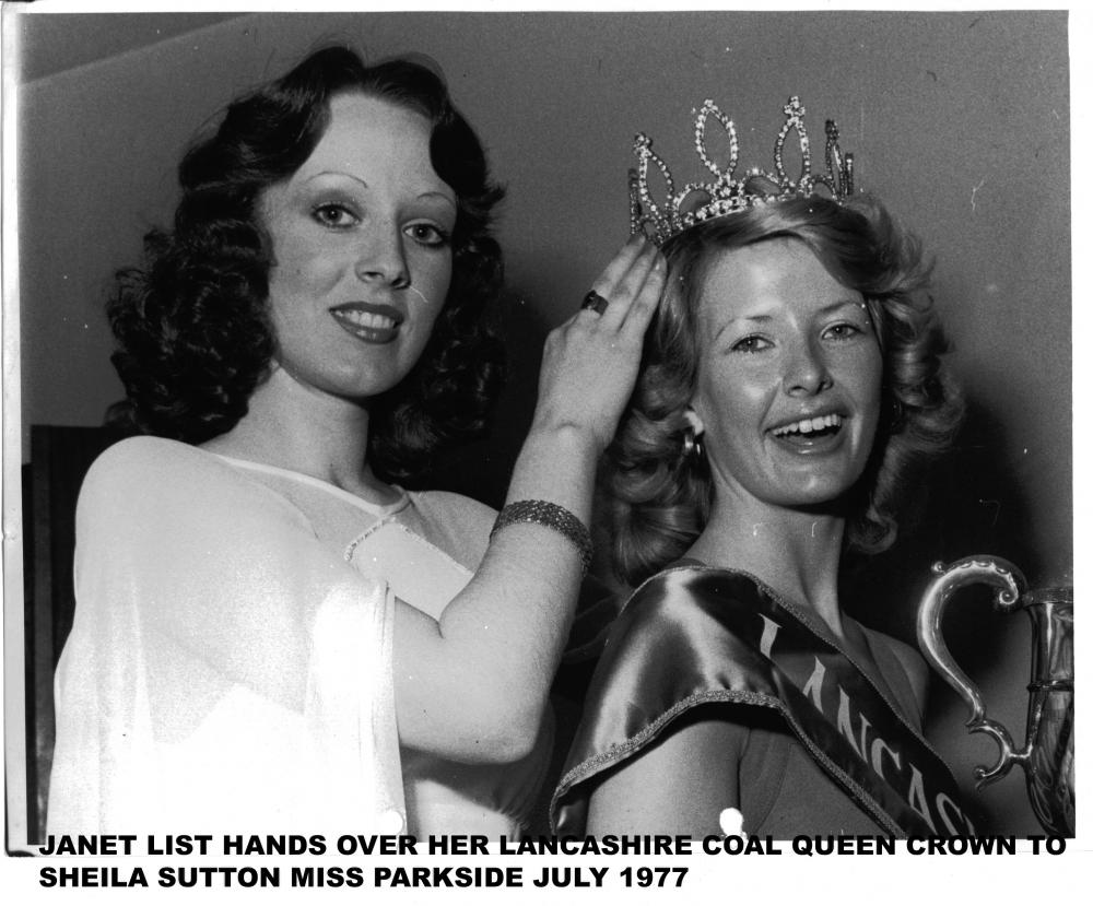 parkside coal queens courtesy of Thelma Wormwell parkside coal queens courtesy of Thelma Wormwell