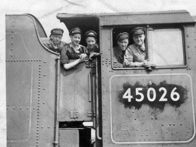 On the footplate at Springs Branch