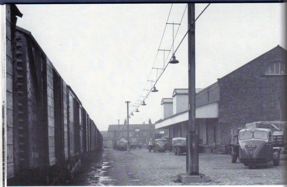 wigan goods yard with scammels