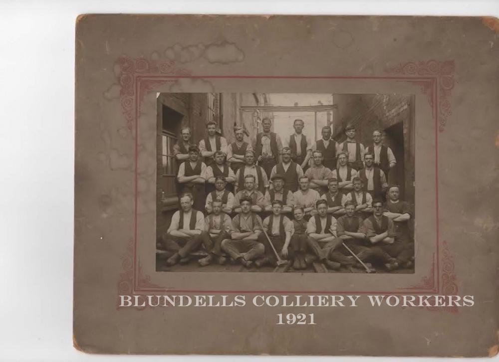 Blundells Colliery Workers 1921