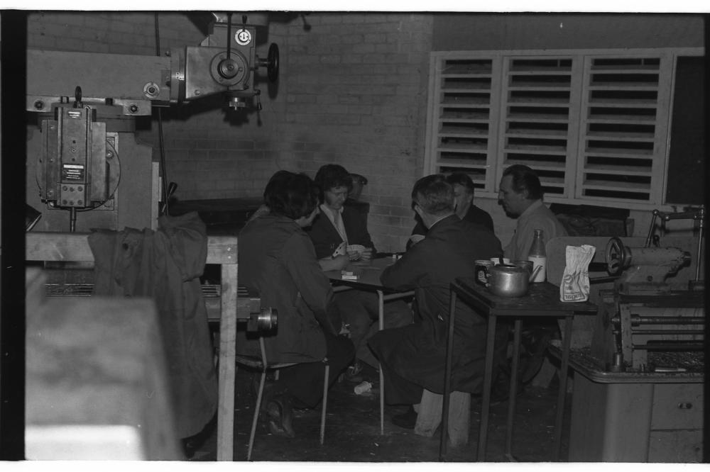 Courtaulds engineers workshop 1970's Courtaulds engineers workshop 1970's