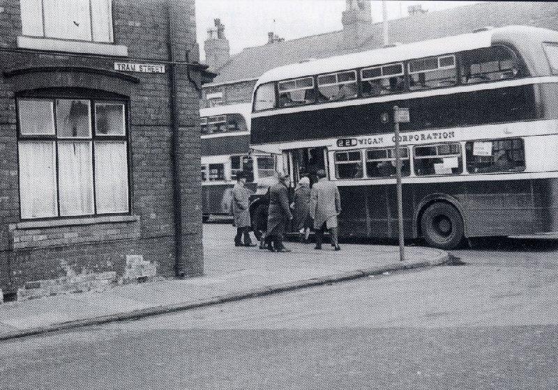 Bus at Tram St. Platt Bridge