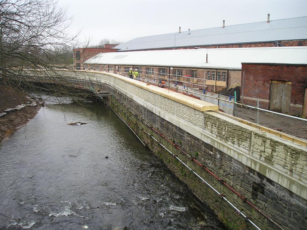 26-03-2008. From the new footbridge.