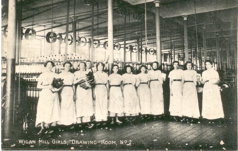 Wigan Mill Girls, Drawing Room No.2. Wigan Mill Girls, Drawing Room No.2.