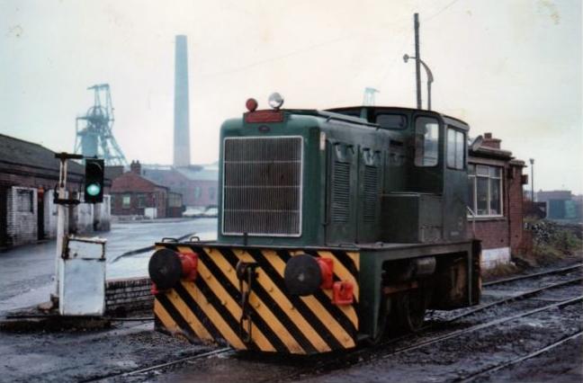 Golborne pit shunter. Golborne pit shunter.