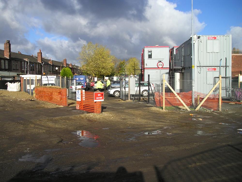 Melverley Street- the contractors office setup for Wigan FAS.30-10-2007 Melverley Street- the contractors office setup for Wigan FAS.30-10-2007