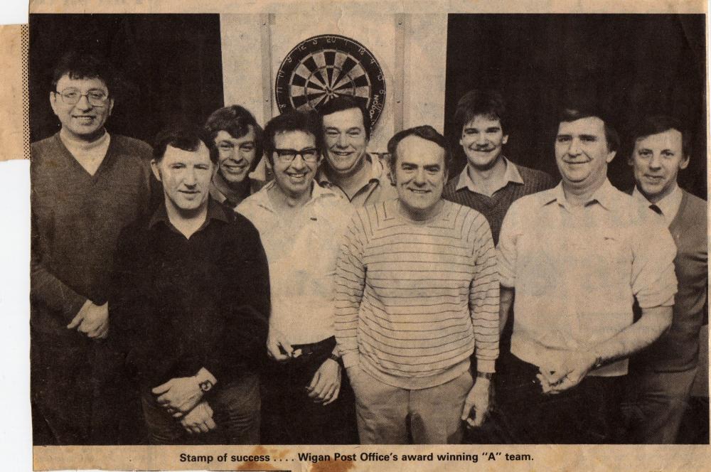 Royal Mail Darts team 1970's Royal Mail Darts team 1970's