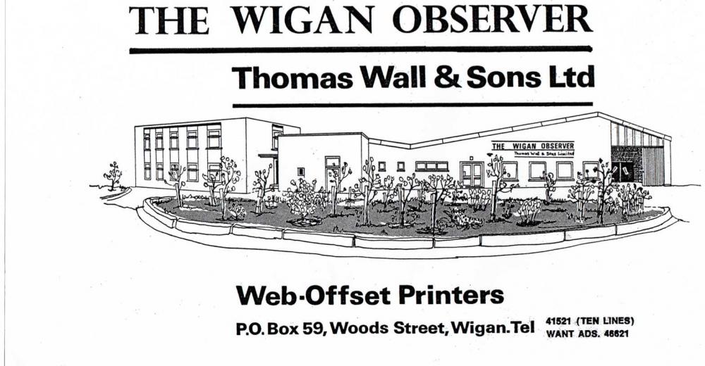 Wigan Observer Woods Street 1966 Wigan Observer Woods Street 1966