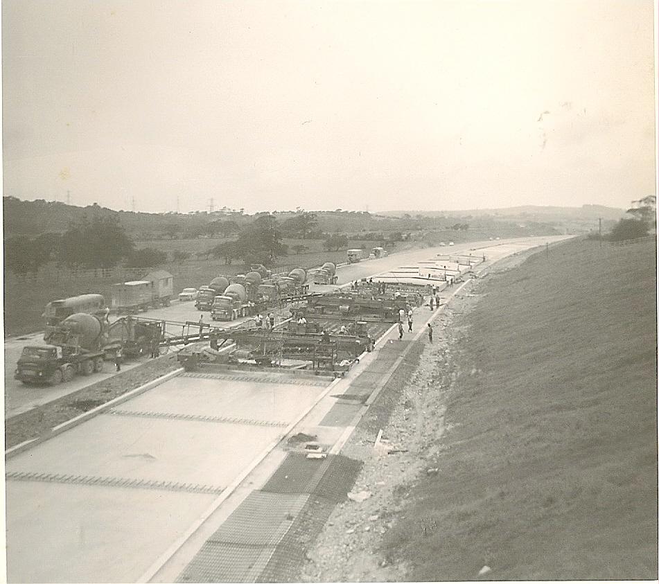 M6 Construction-05-08-1964 Near Scorton.