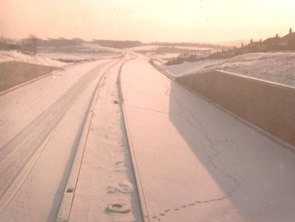 M6 southbound 5th Feb.1963. M6 southbound 5th Feb.1963.