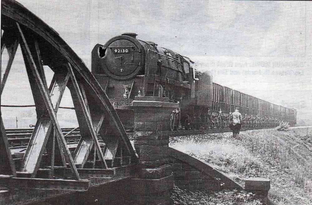Steam on the Whelley line 1960s
