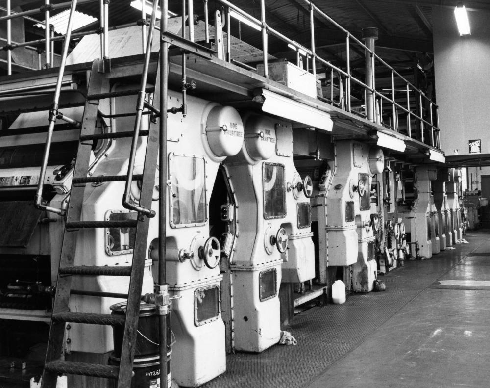 The Wigan Observer's Crabtree Web Offset Press 1979 The Wigan Observer's Crabtree Web Offset Press 1979