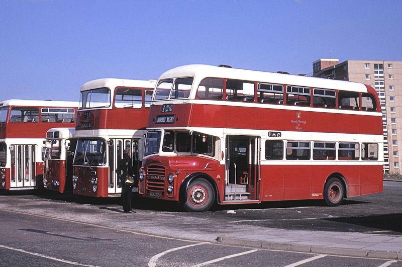 Buses on theStation Road car park