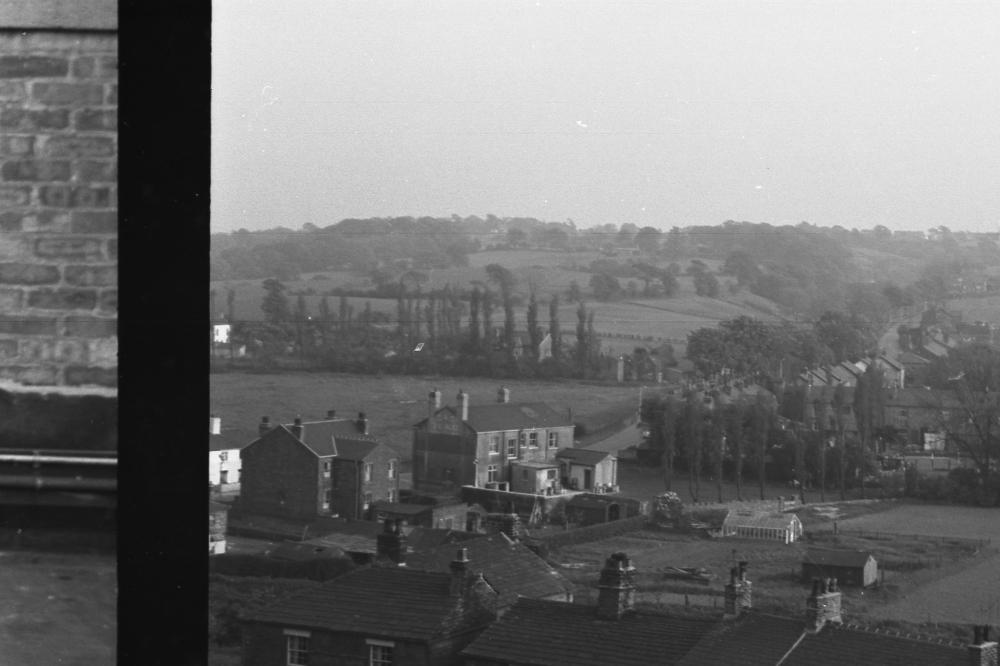 Picture out of the Lino works window, over Appleybridge Picture out of the Lino works window, over Appleybridge