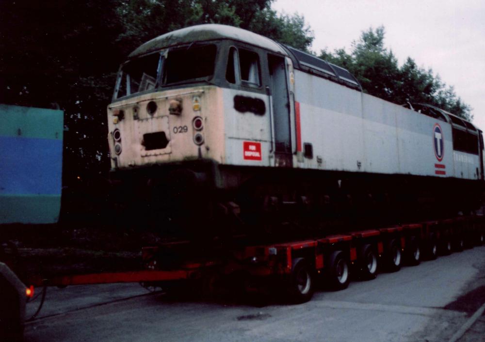 Dead loco on Morris Street, Spring View