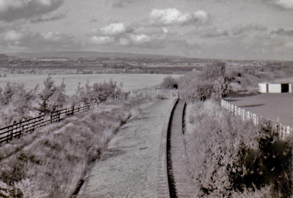 Final Section Of The Whelley Loop Line At Platt Bridge In 1988