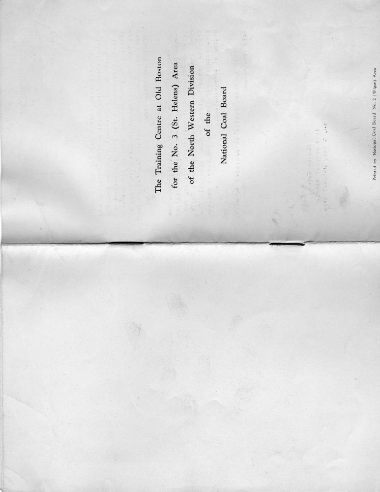 Training Center Old Boston Recruitement Leaflet (1960's) - 001  