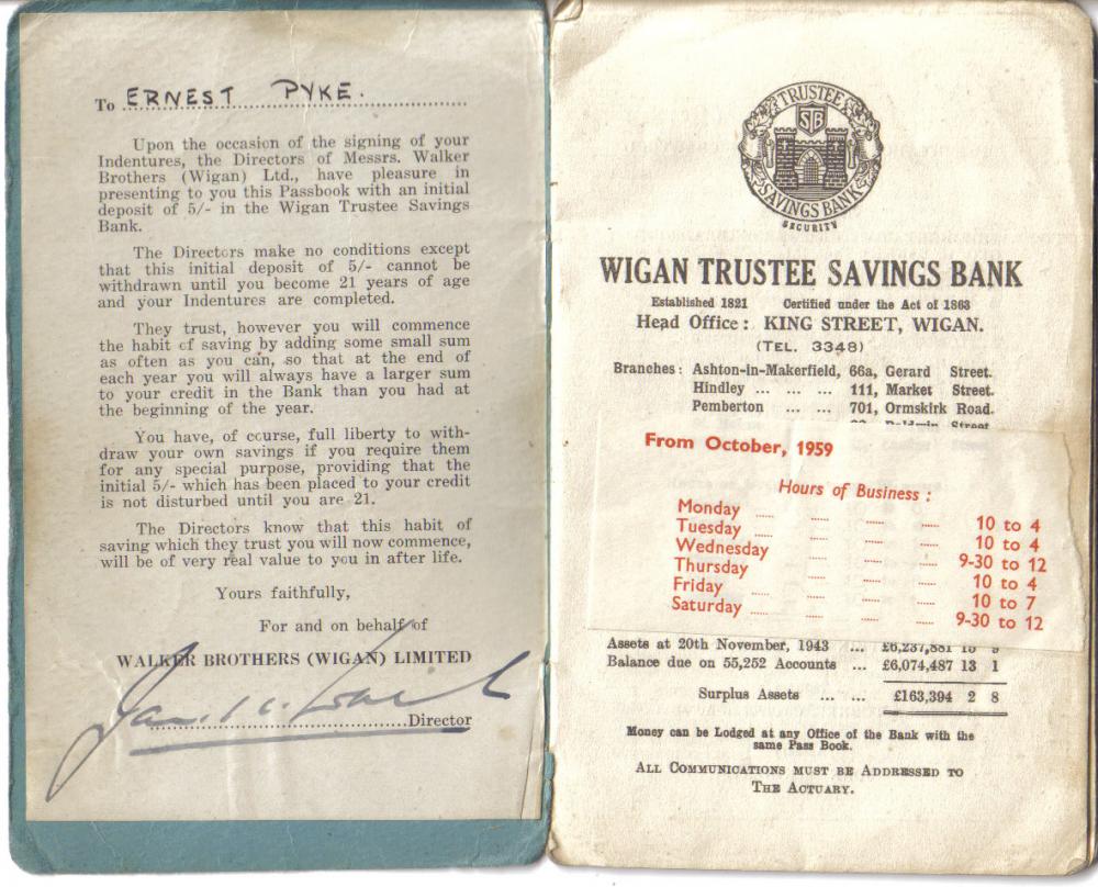1944 BANK BOOK PAGES 1944 BANK BOOK PAGES