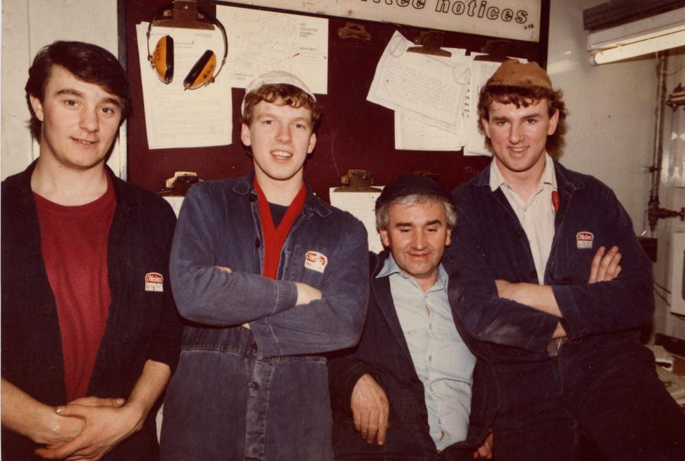 HJ Heinz Electricians bottom shop 1984 HJ Heinz Electricians bottom shop 1984
