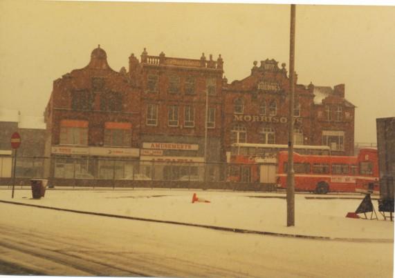 Snow scene Snow scene