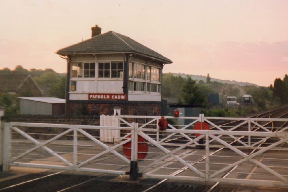 Parbold Signal Box & Level Crossing,1986 Parbold Signal Box & Level Crossing,1986