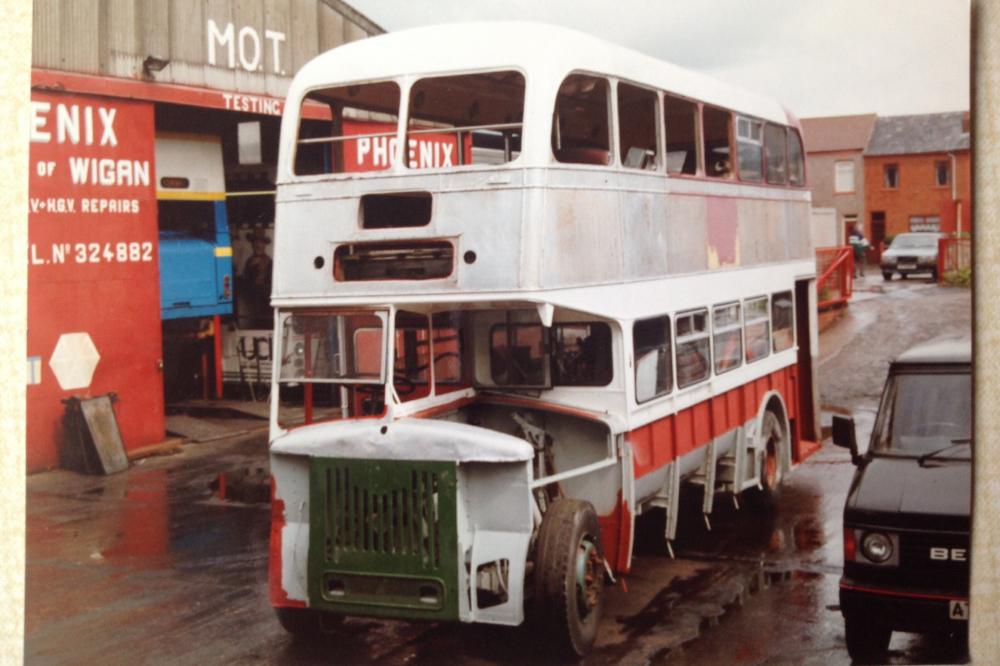Former Wigan Corporation bus. Terry Lawrenson collection. Former Wigan Corporation bus. Terry Lawrenson collection.