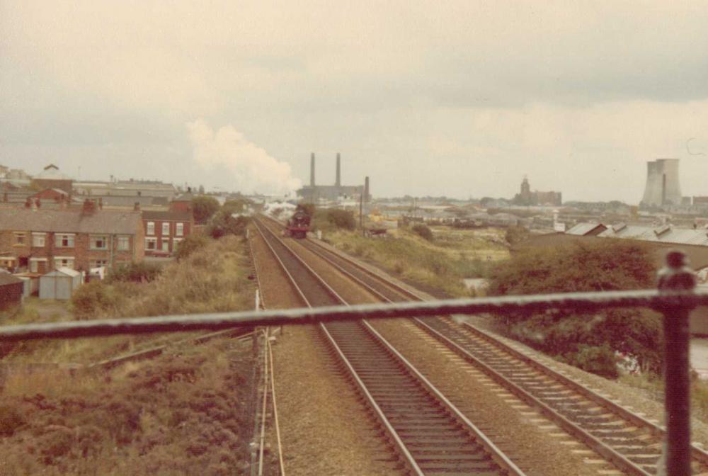 Jinty on the down bound for rainhill 1980 Jinty on the down bound for rainhill 1980
