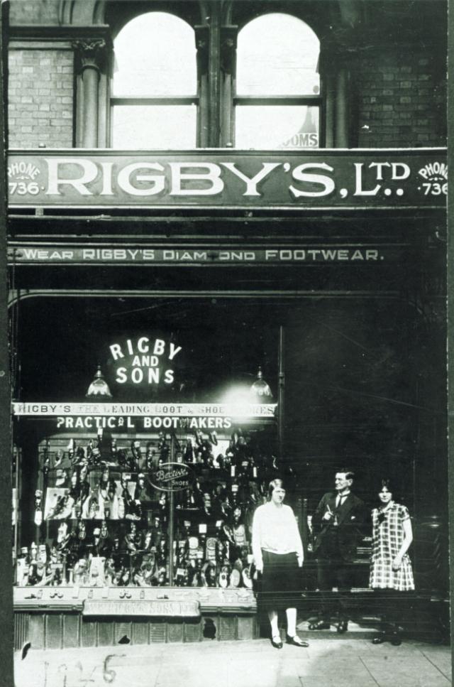 Rigby's Ltd, Footwear, 1945. Rigby's Ltd, Footwear, 1945.