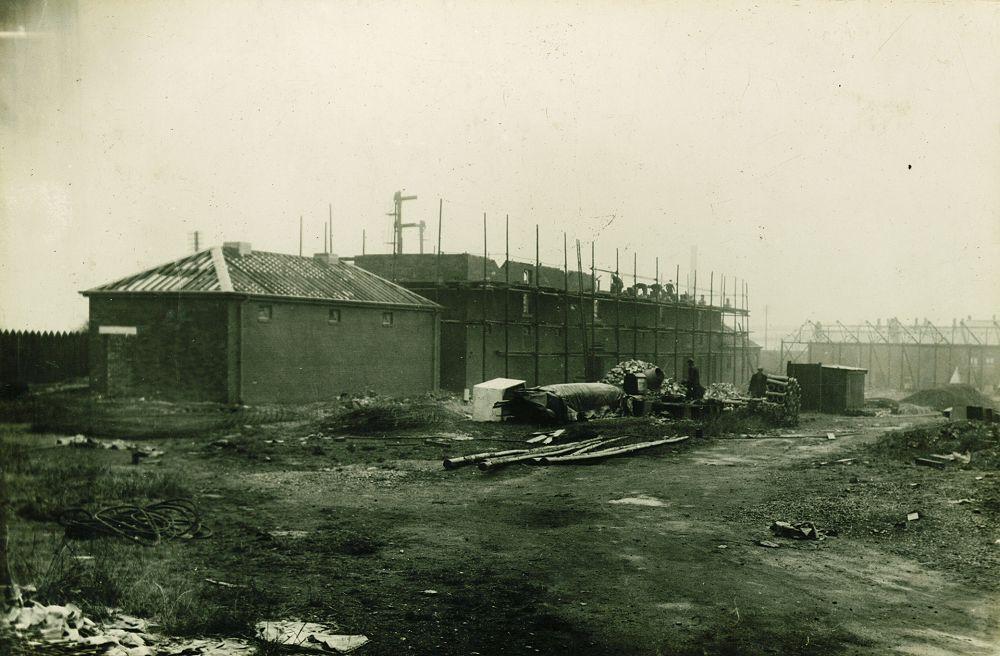 Construction of Frog Lane Refuse Plant, 1930s.