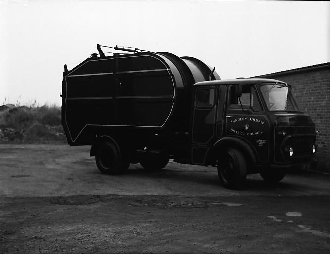 Hindley UDC Refuse Wagon - about 1970