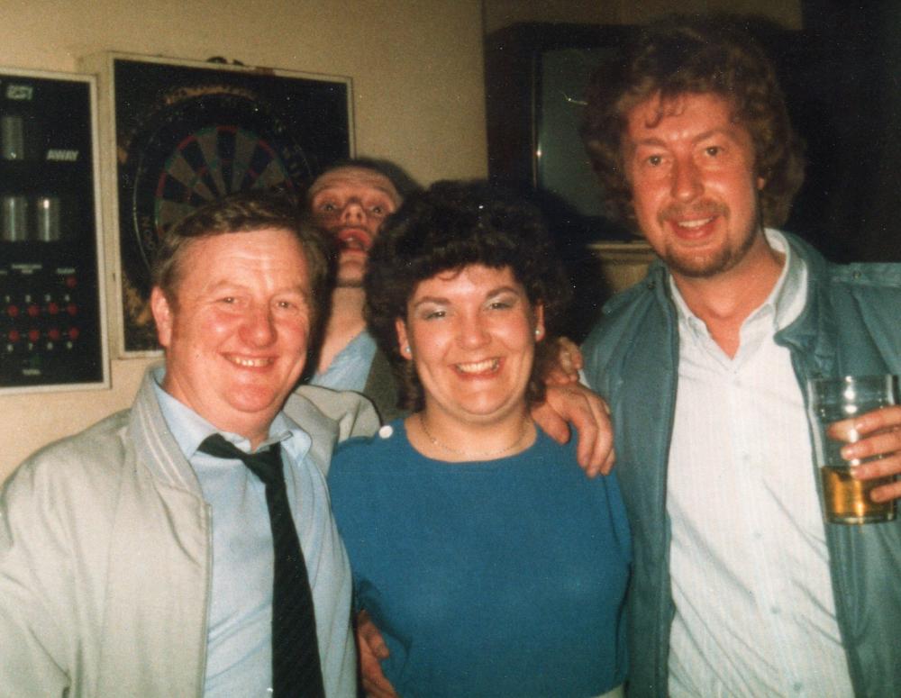 Chris Jones Janet Jones Paul Fox Trevor Gaskell in background Chris Jones Janet Jones Paul Fox Trevor Gaskell in background