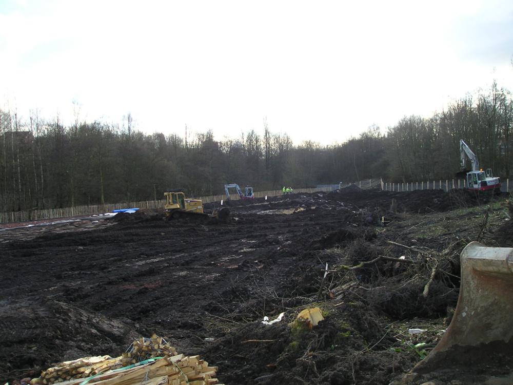 Site clearance for the main dam works. 10-02-10. Site clearance for the main dam works. 10-02-10.