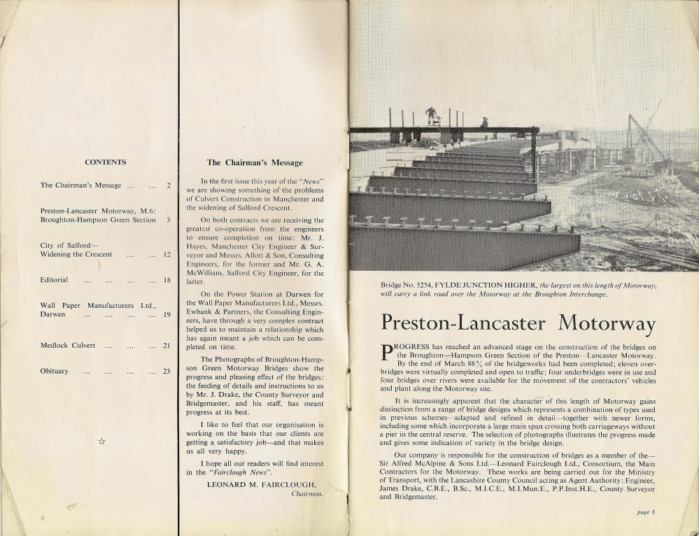 The opening page of Leonard Fairclough News-Spring 1964. The opening page of Leonard Fairclough News-Spring 1964.