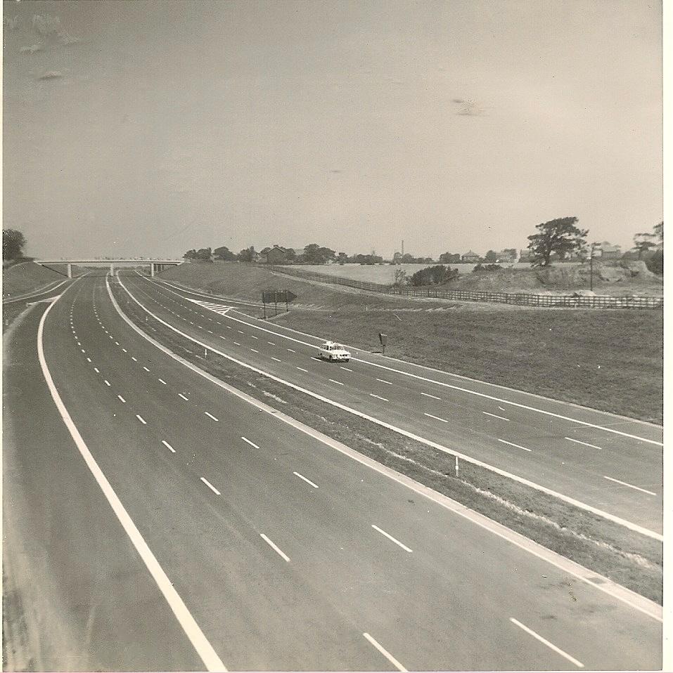 29-07-1963.Mossy Lea Road (now Jct 27) @ 12-25 pm. 29-07-1963.Mossy Lea Road (now Jct 27) @ 12-25 pm.