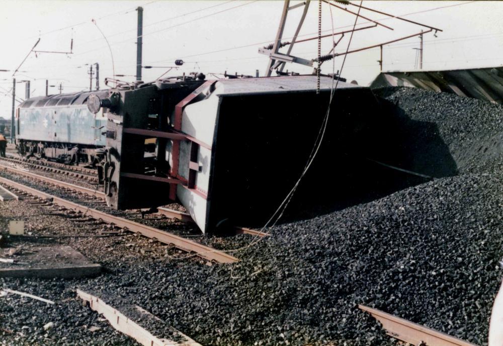 Coal train derailment