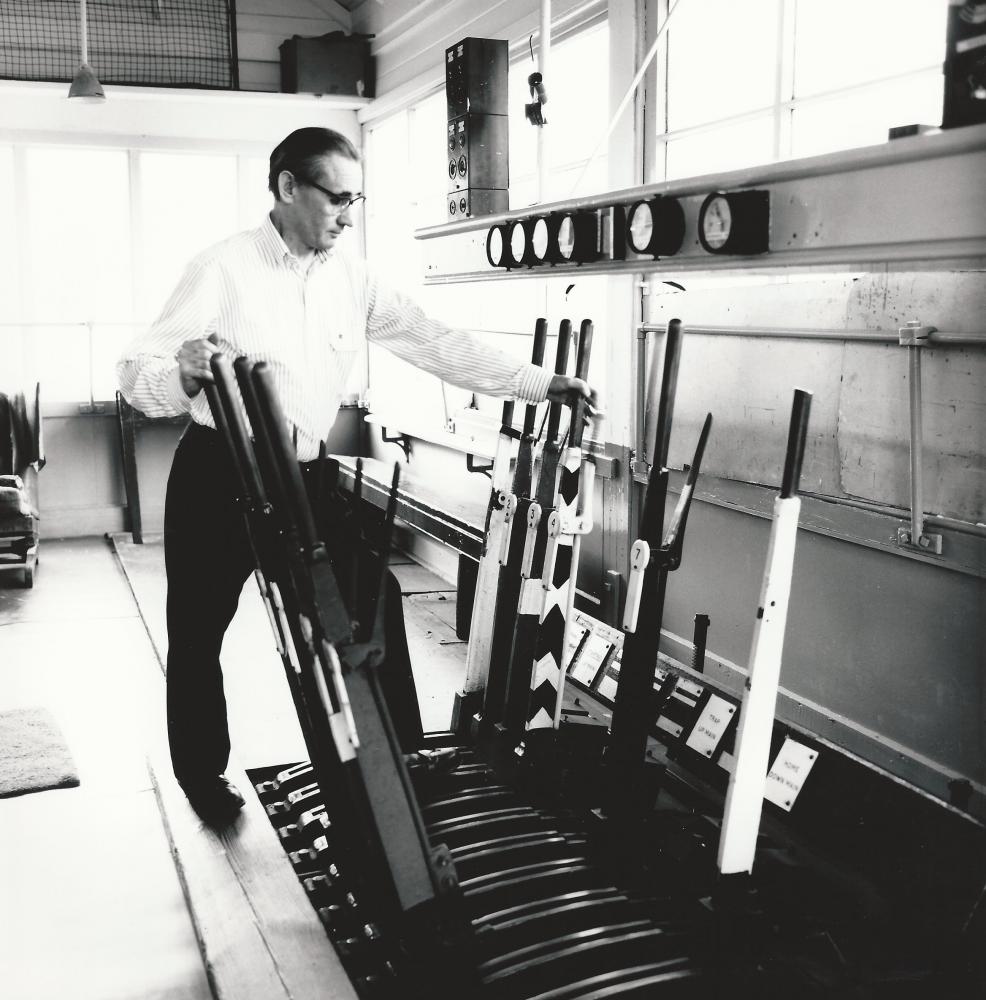  Rainford Junction Signal box.  1970