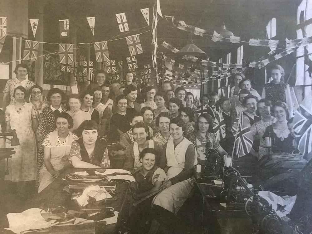 Working women celebrating at Slipperworks (Ross Works)