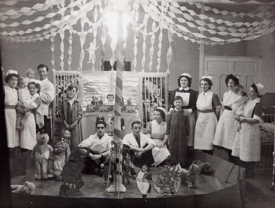 Staff at Billinge Hospital, 1950/60s. Staff at Billinge Hospital, 1950/60s.
