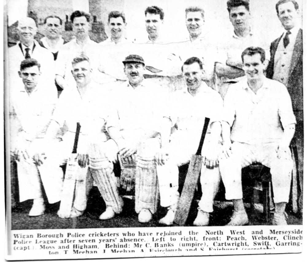 Wigan Borough Police Cricket team