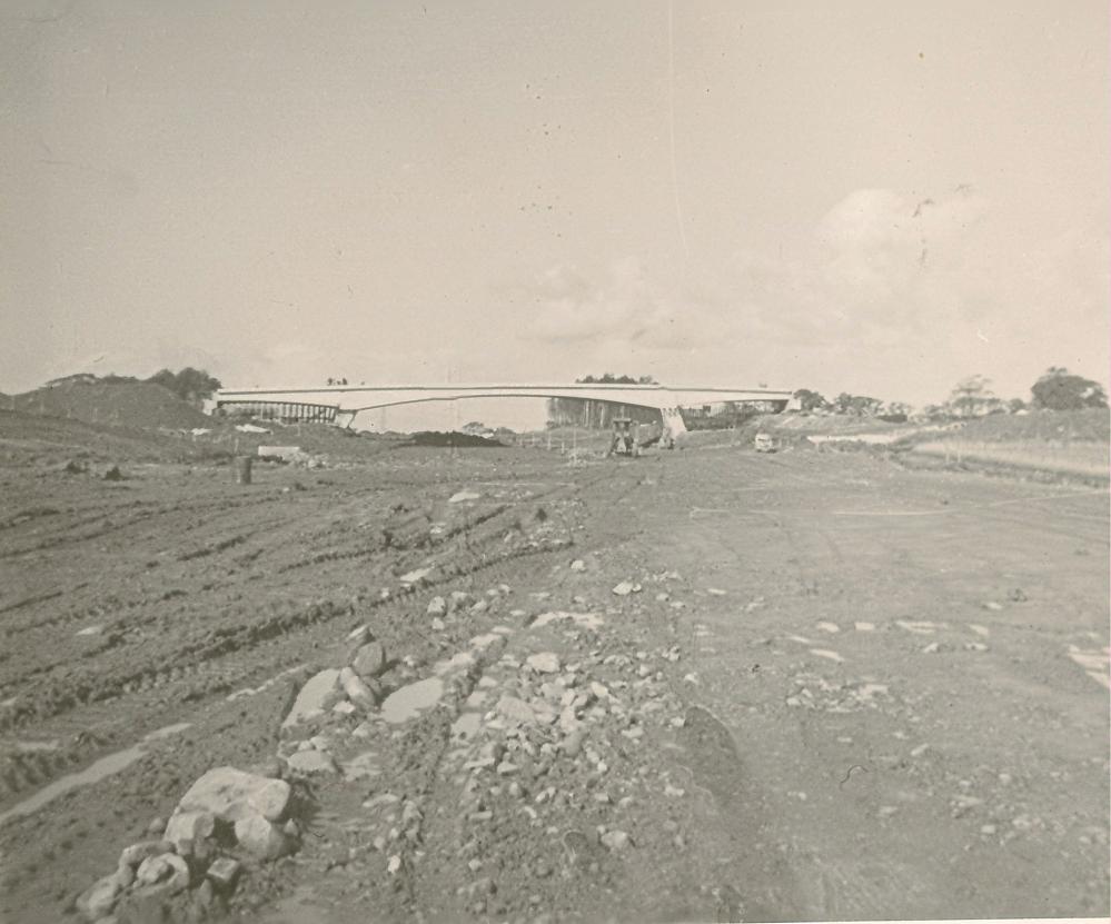 16-10-1963. M6 Construction@ Forton looking North 16-10-1963. M6 Construction@ Forton looking North