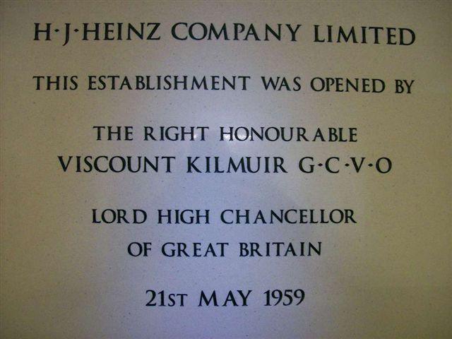 1959 Plaque 1959 Plaque
