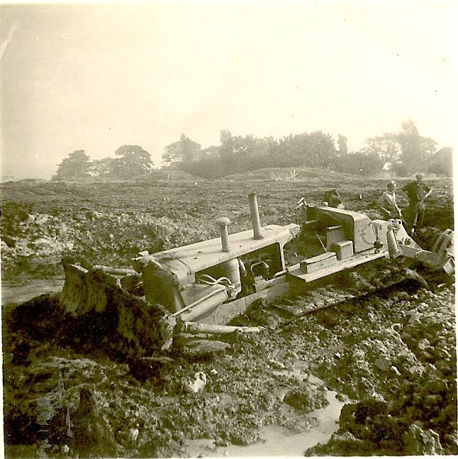 Boundary Lane -D8 dozer.-02-09-1961