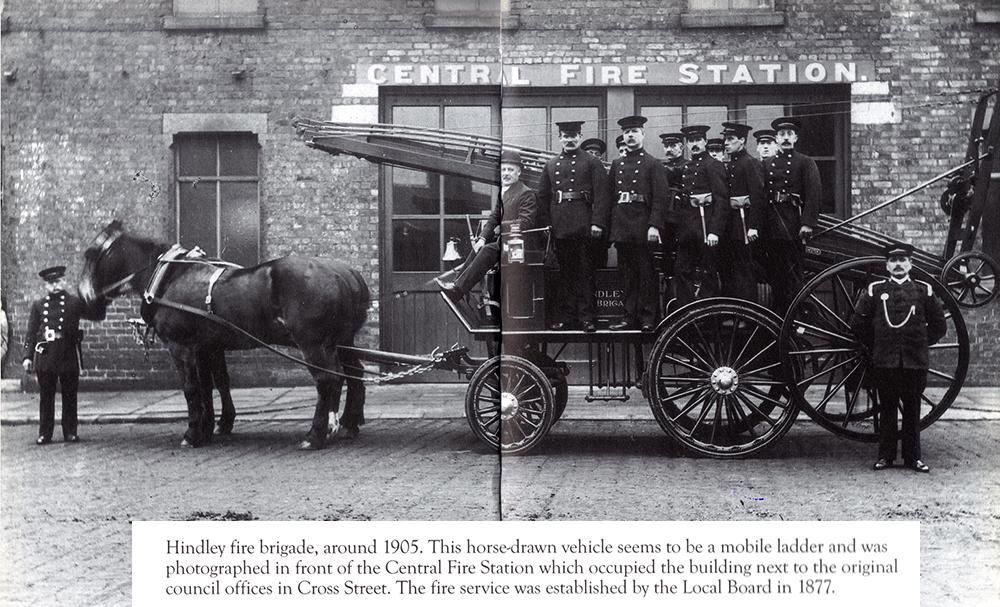 Hindley Fire Brigade - c.1905 Hindley Fire Brigade - c.1905