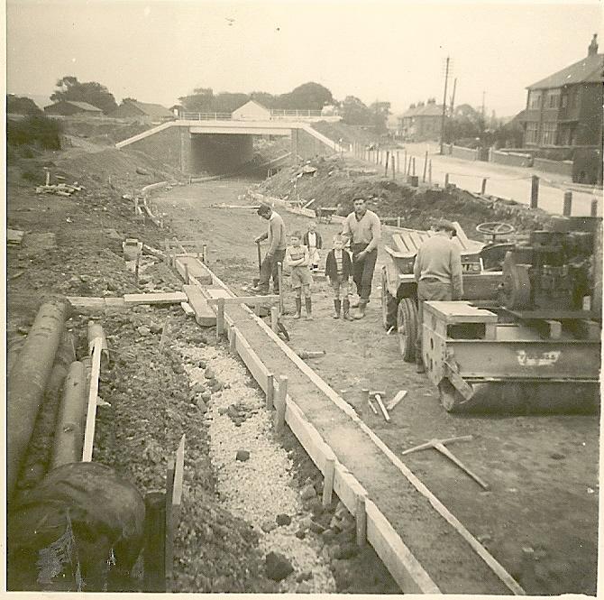 20-09-1962-Spring Road under construction (new route) 20-09-1962-Spring Road under construction (new route)