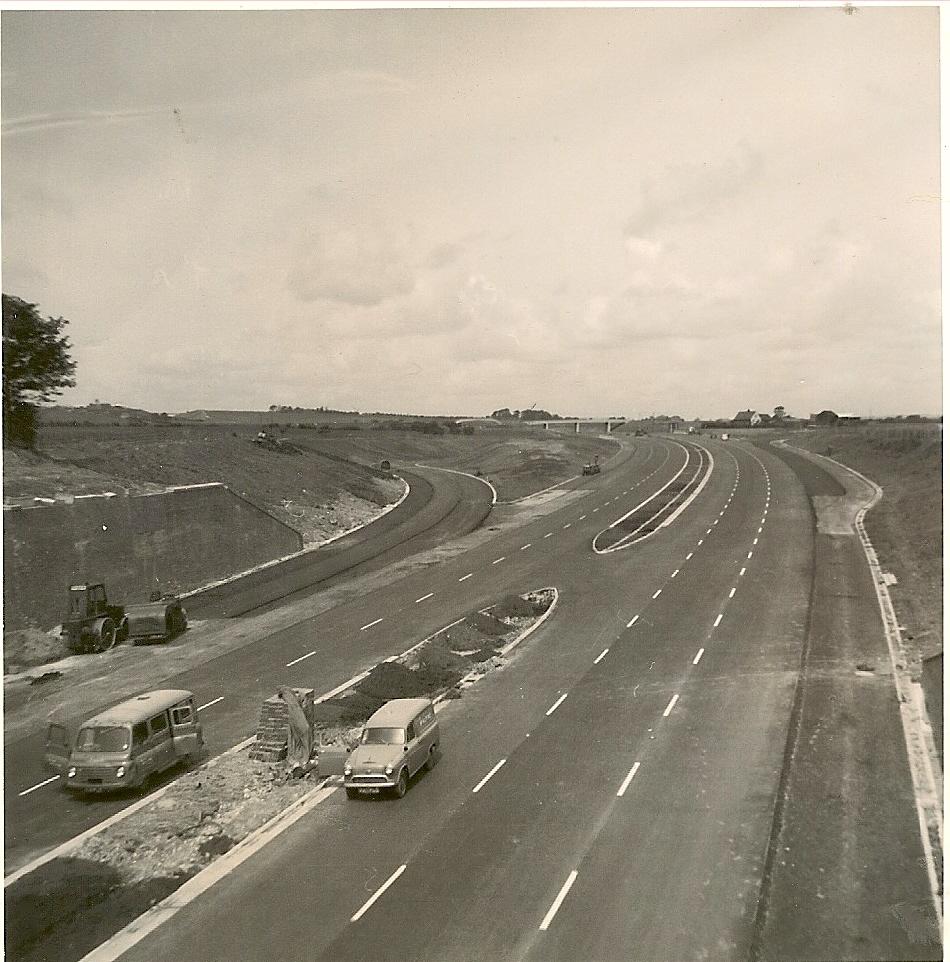 23-06-1963. Downhall Green Road Bridge. 23-06-1963. Downhall Green Road Bridge.