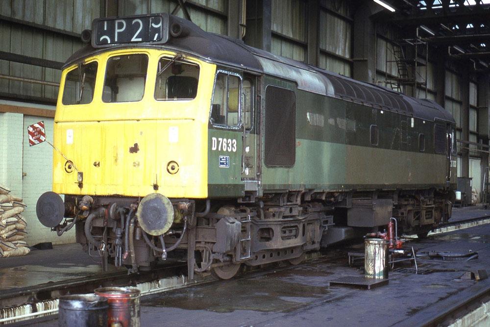 Sulzer type 2 in Wigan T.M.D. (springs branch) Sulzer type 2 in Wigan T.M.D. (springs branch)